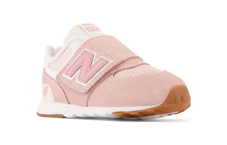 (TD) New Balance 574 NewB Hook & Loop 'NB Athletics  Crystal Pink' NW574CH1