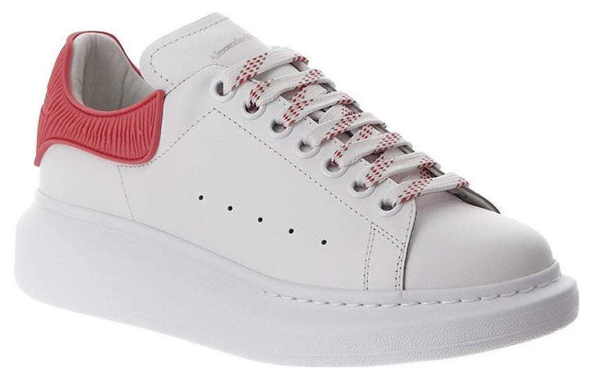 (WMNS) Alexander McQueen Oversized Shoes 'Cream White Red' 718157WICGK9387