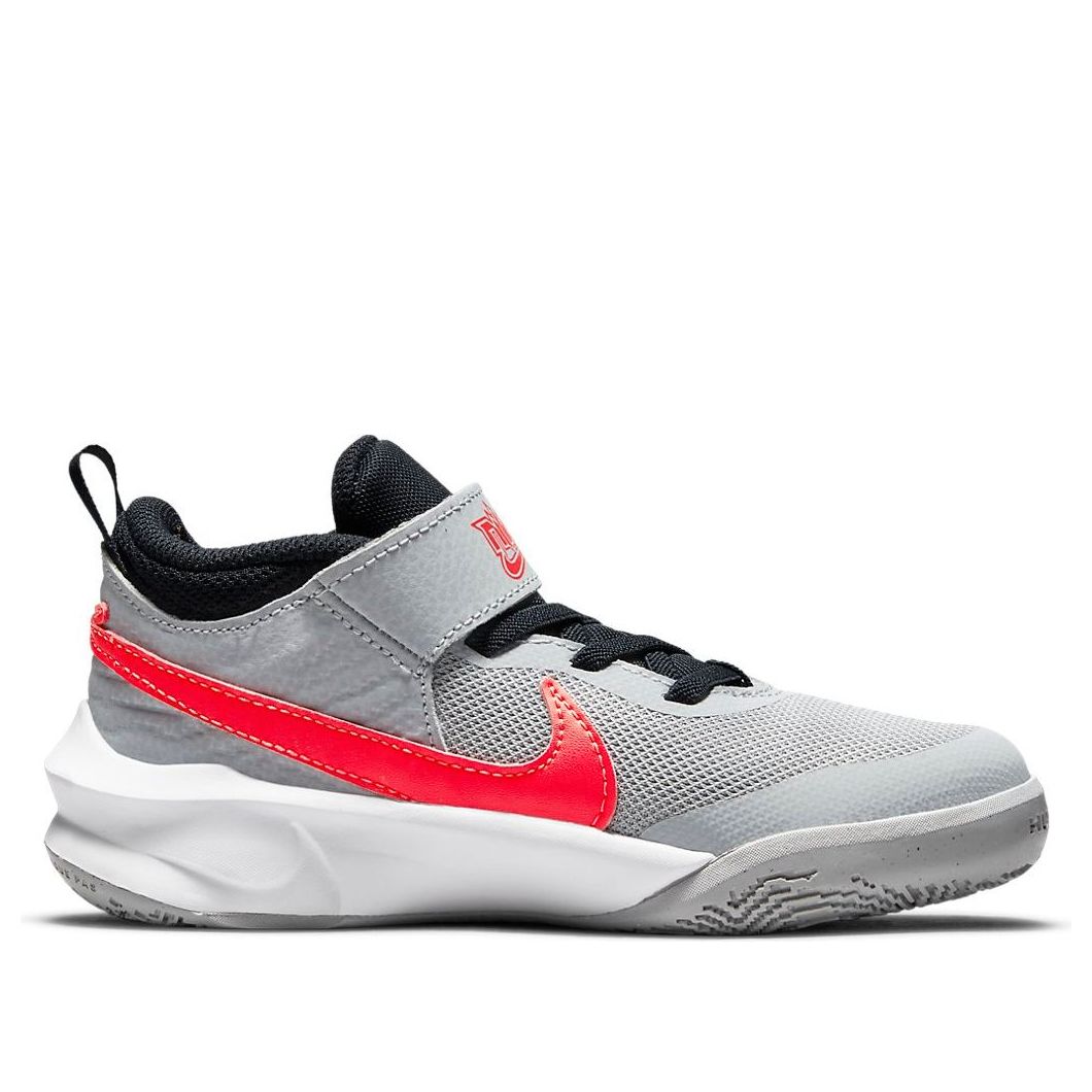 (PS) Nike Team Hustle D10 'Light Smoke Grey Bright Crimson' CW6736-006