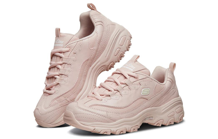 (WMNS) Skechers D'lites 1.0 Running Shoes Pink 66666248-MVE