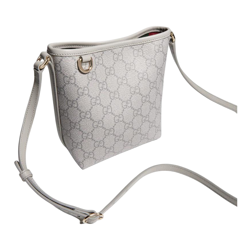 (WMNS) Gucci GG Emblem Nano Bucket Bag 'Grey' 847090-FAEUD-1425