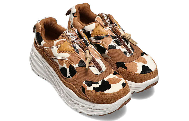 (WMNS) UGG CA805 Zip Cow Print 1120717-CHE