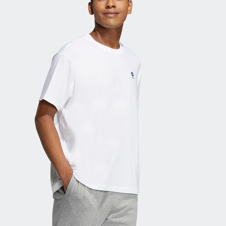 adidas Neo Logo T-Shirts 'White' IB7646