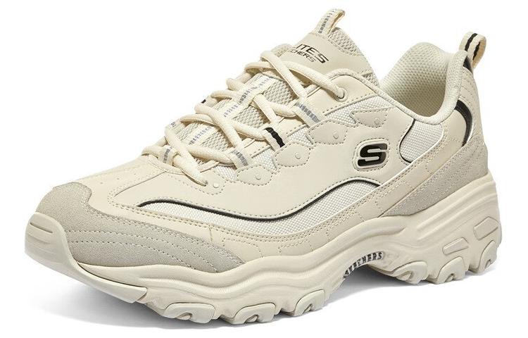 Skechers D'lites 1.0 Marathon Running Shoes 'Beige Black' 894289-NTBK