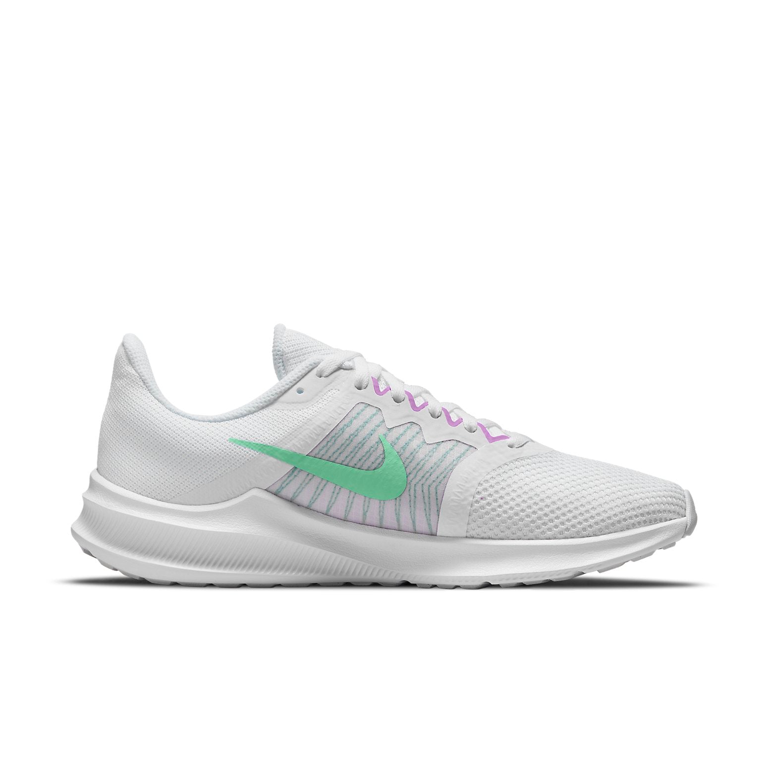 (WMNS) Nike Downshifter 11 'White Signal Green' CW3413-101