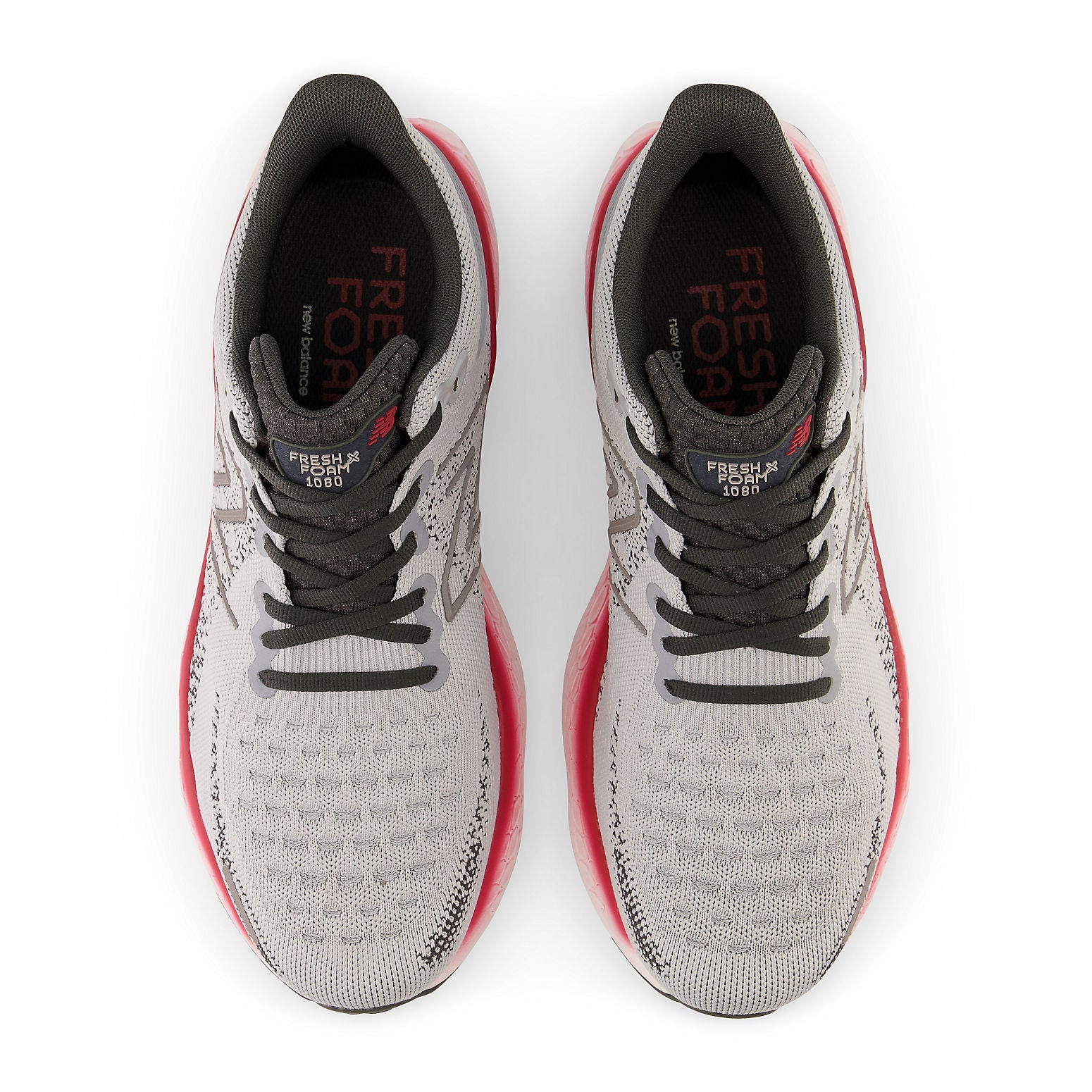 New Balance Fresh Foam X 1080 Sneakers 'Grey Black Red' M1080W12