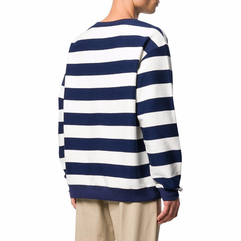 Gucci Striped Crewneck Jumper 'Navy White' 581969-XJBKQ-4759
