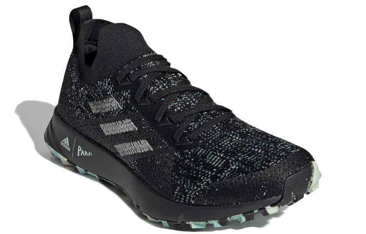 (WMNS) adidas Terrex Two Parley Trail 'Black Green' EF4813