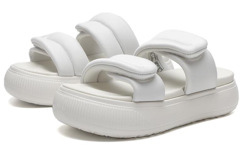 (WMNS) PUMA Mayu Puffy Slides 'Warm White' 399450-01