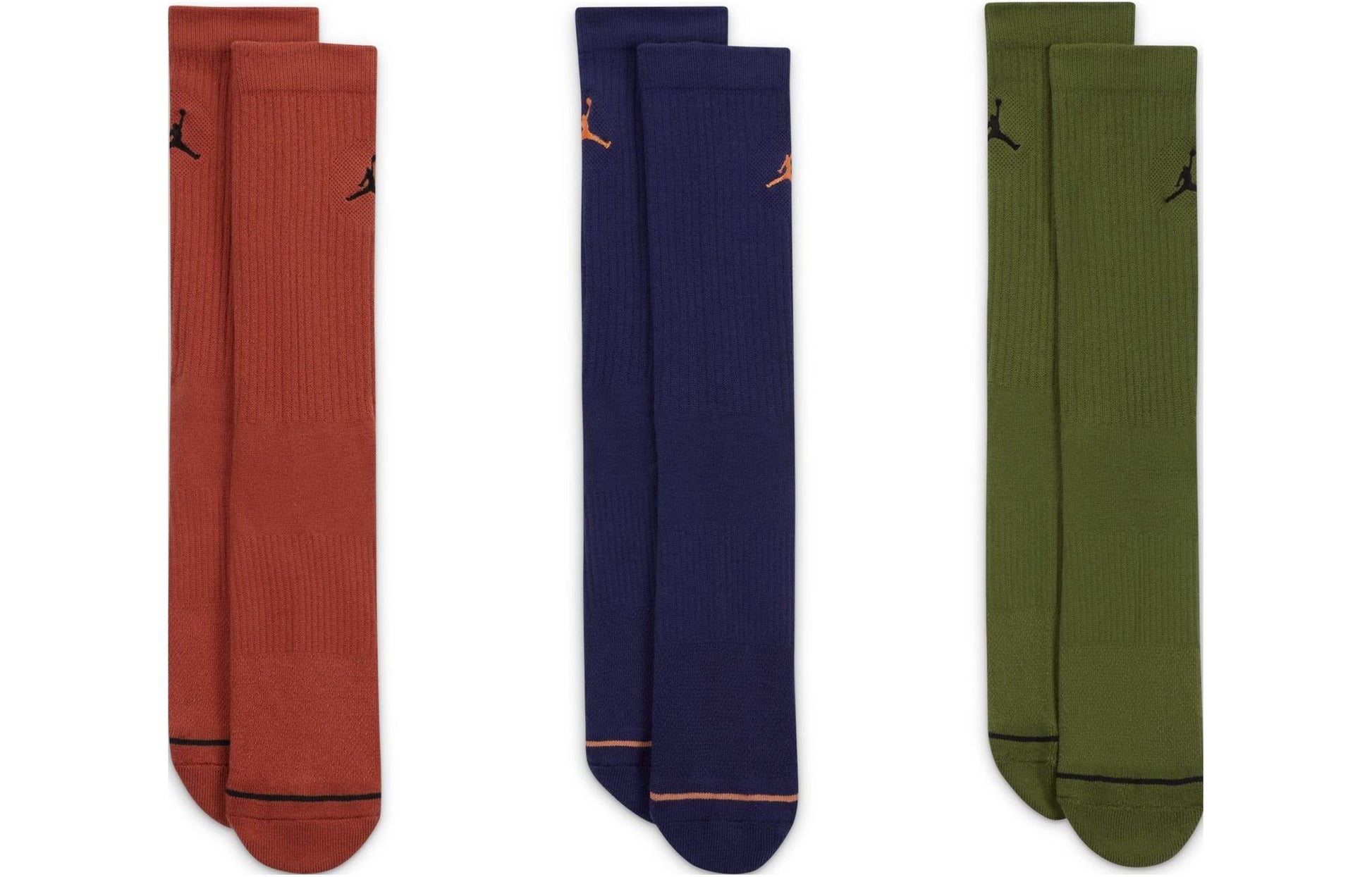Air Jordan Everyday Crew Socks (3 pairs) 'Multi-Colour' DX9632-912