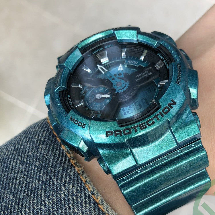 CASIO G-Shock Analog-Digital 'Green' GA-110NM-3A