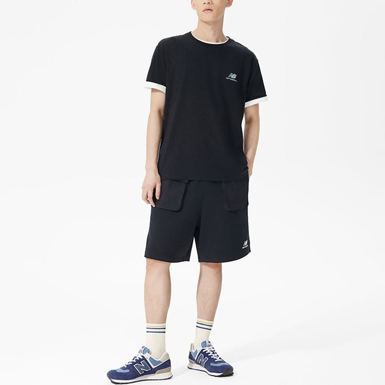 New Balance Athletic Cargo Shorts Asia Sizing 'Black' AMS22359-BK