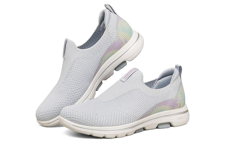 (WMNS) Skechers Go Walk 5 'Grey' 124240-GYMT