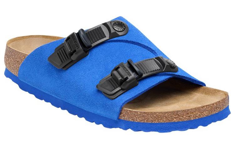 (WMNS) Birkenstock Zrich Tech Suede Leather Narrow Fit Sandals 'Blue' 1026816