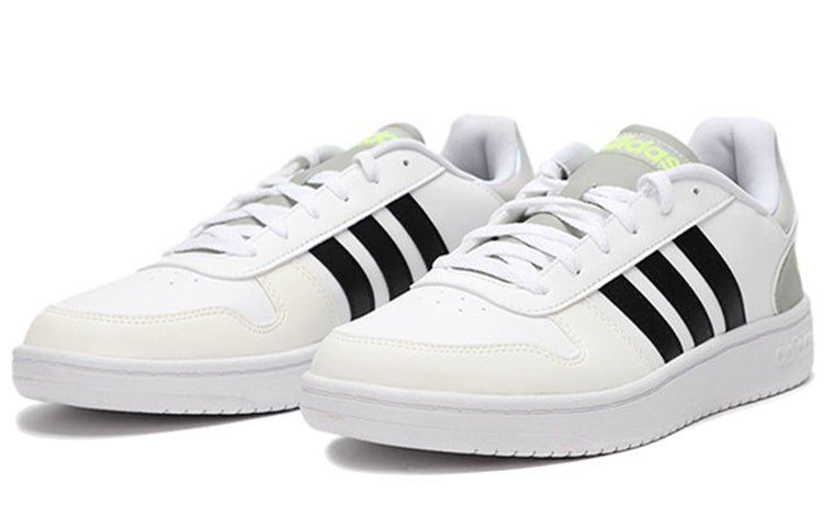 adidas Hoops 2.0 'White Grey Black' H01207