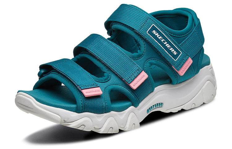 (WMNS) Skechers D lites 2.0 Fashion Leisure Sandal Blue/Green 88888342-TEAL