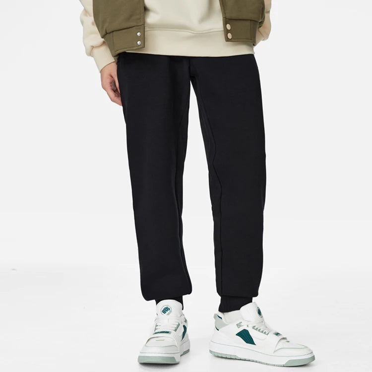 Li-Ning BadFive Logo Sweatpants 'Black' AKLSB95-3