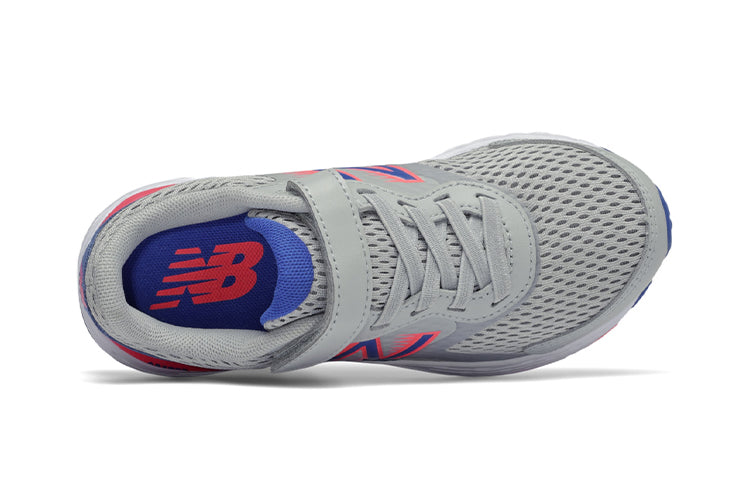 New Balance Kids' 680v6 Grey/Pink/Blue YA680BL6