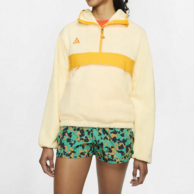 (WMNS) Nike ACG Half Zipper Fleece Pullover Yellow CU4115-335