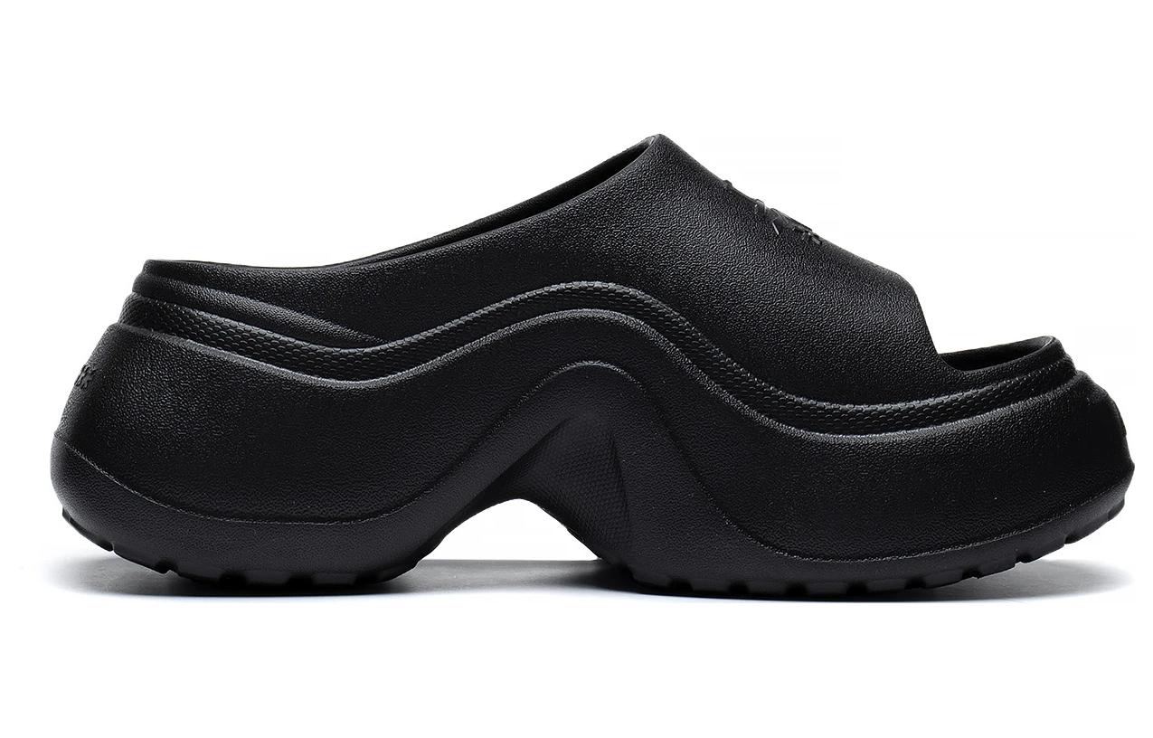 (WMNS) Li-Ning Project* Slide Stylish Slippers 'Black' AGAT016-3