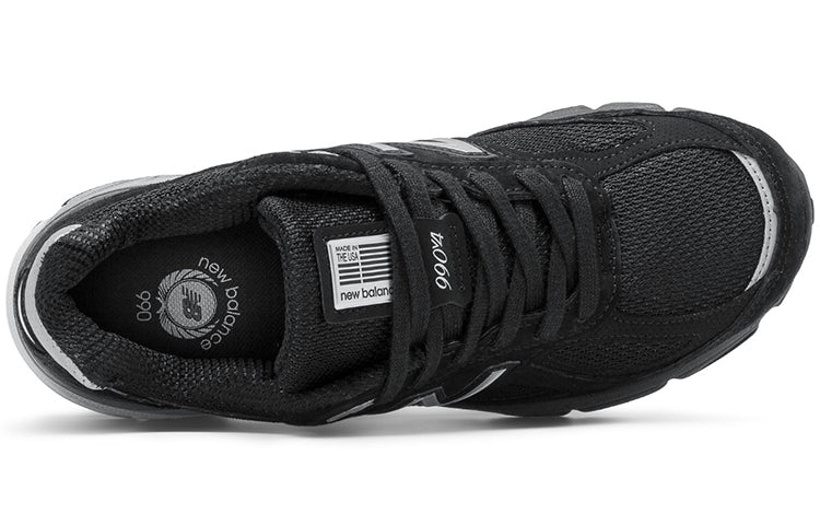 (WMNS) New Balance 990v4 Made In USA 'Black Silver' W990BK4