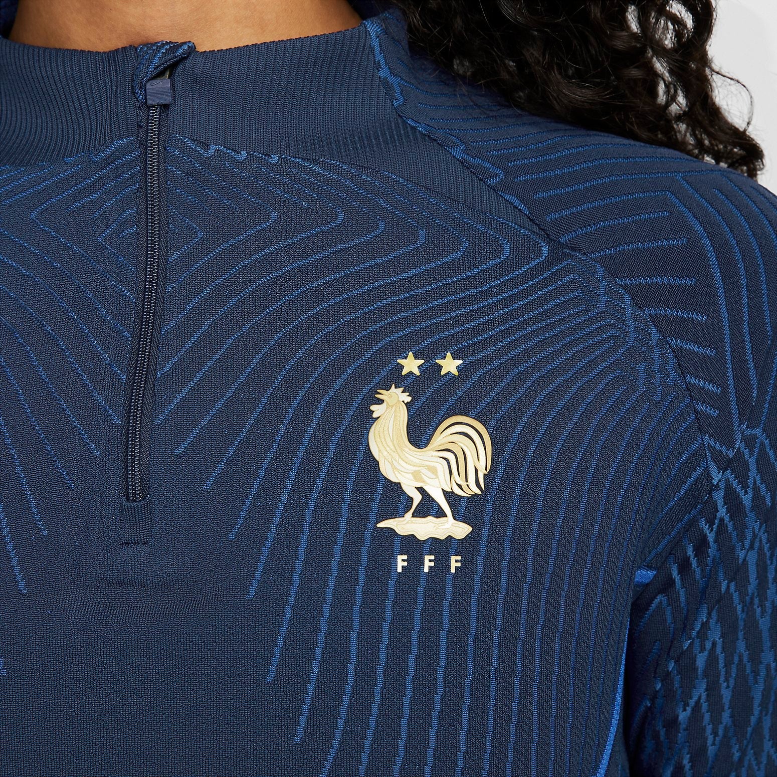 Nike France Dri-fit ADV Elite 1/4 Zip Strike Drill Top 'Blue' DH6423-410