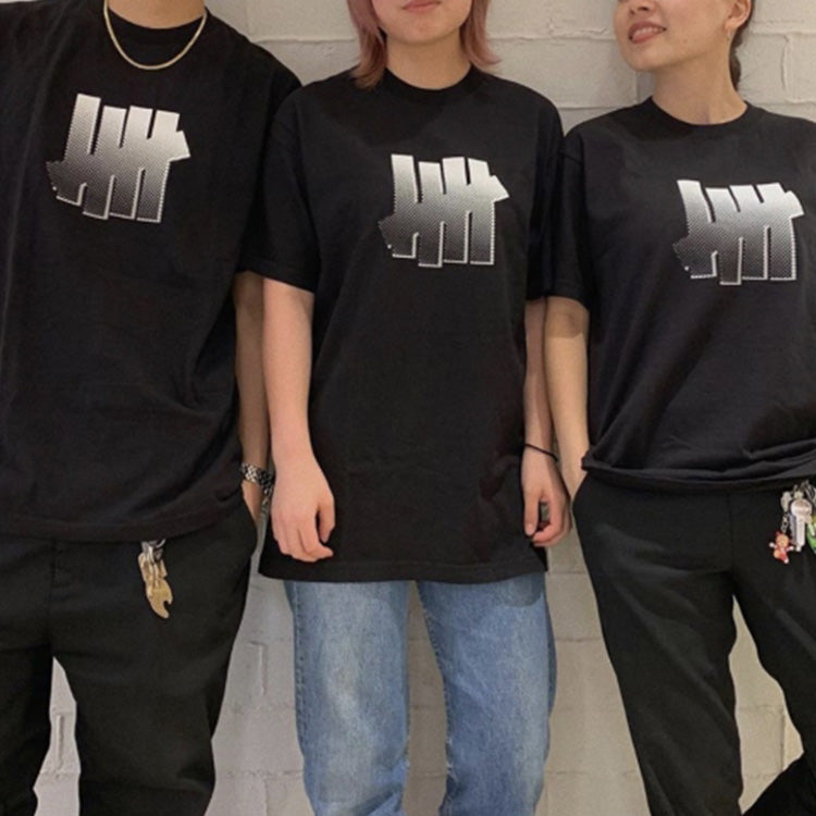 UNDEFEATED HALF-TONED Icon Tee Short-sleeve Tee Unisex Black 80099-BLACK