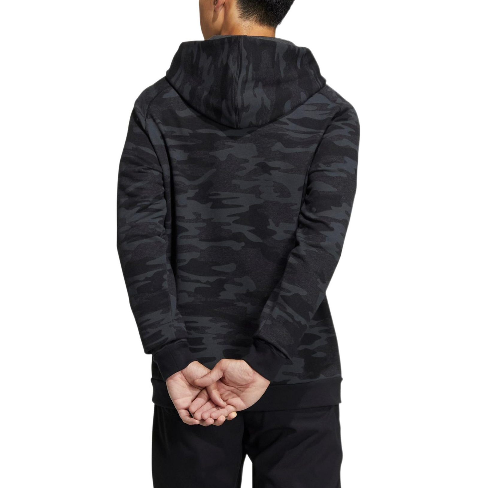 adidas Camouflage Kangaroo Pocket Hooded Long Sleeves Hoodie Men's Black HG3235