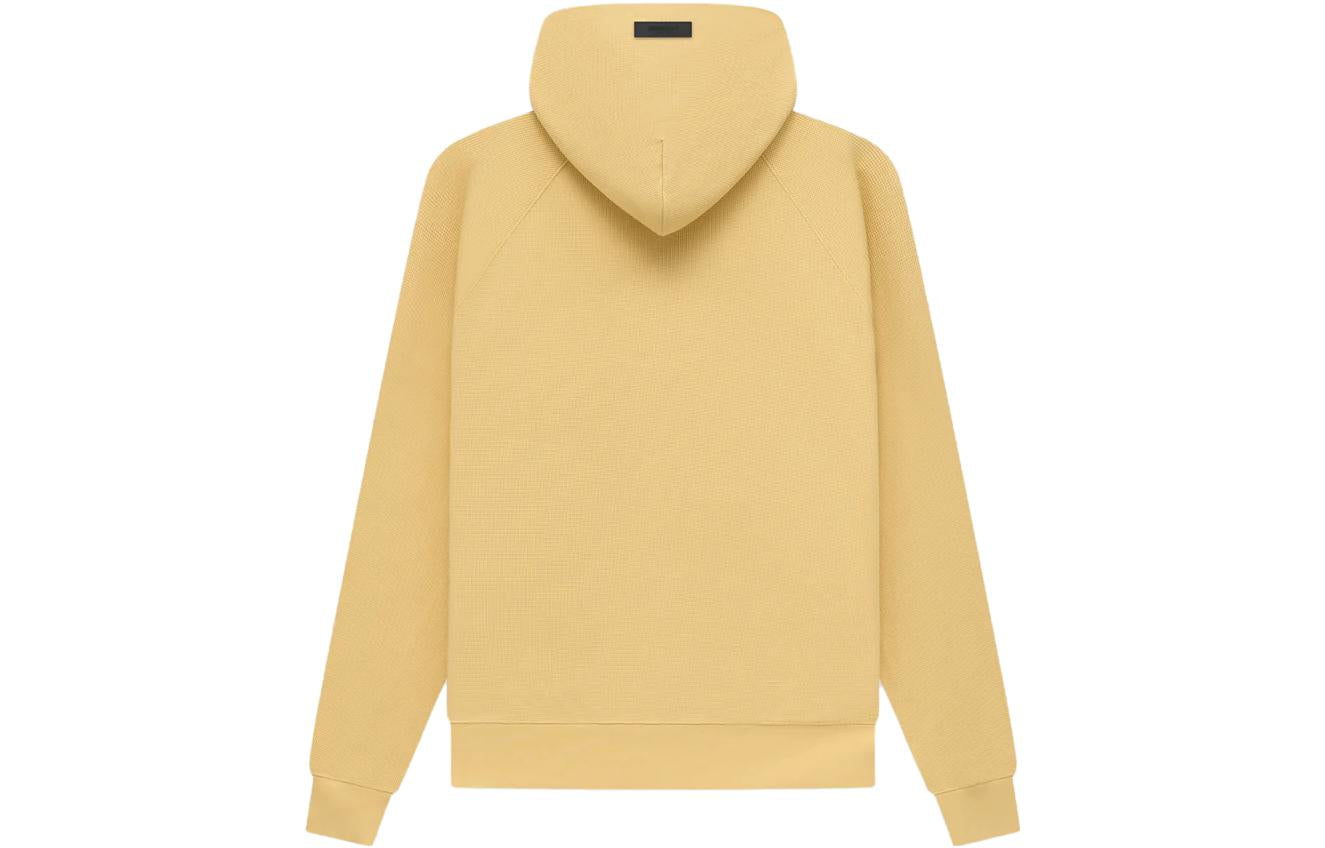 Fear of God Essentials SS23 Waffle Raglan Hoodie 'Light Tuscan' FOG-SS23-033