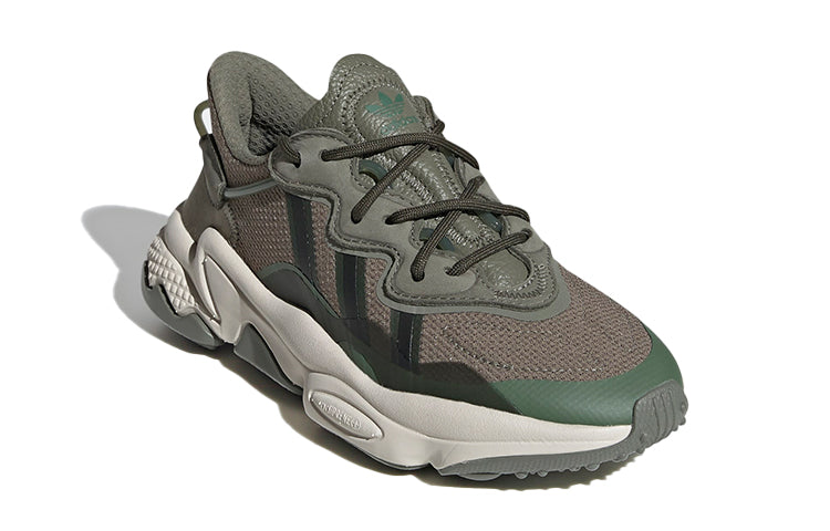 (GS) adidas originals Ozweego J 'Grey Green' FV2965