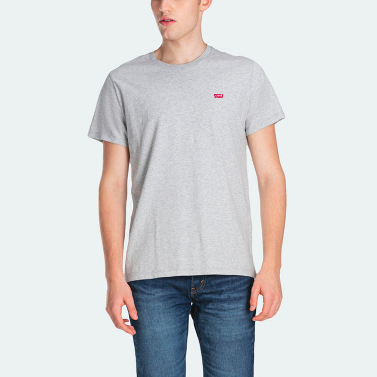 Men's Levis Round Neck Short Sleeve Gray 17164-0015