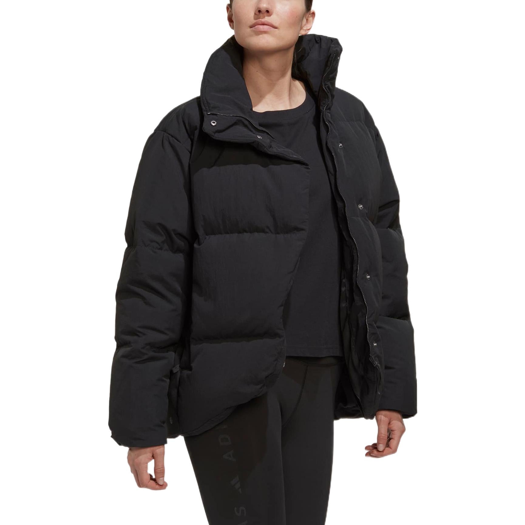 (WMNS) adidas Big Baffle Down Jacket Asia Sizing 'Black' HN9934