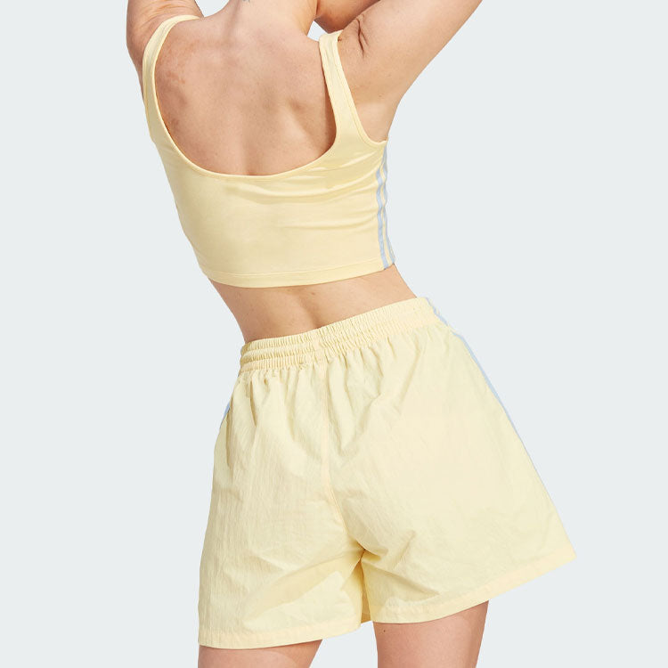 (WMNS) adidas Island Club Crop Tank 'Yellow' IT8157