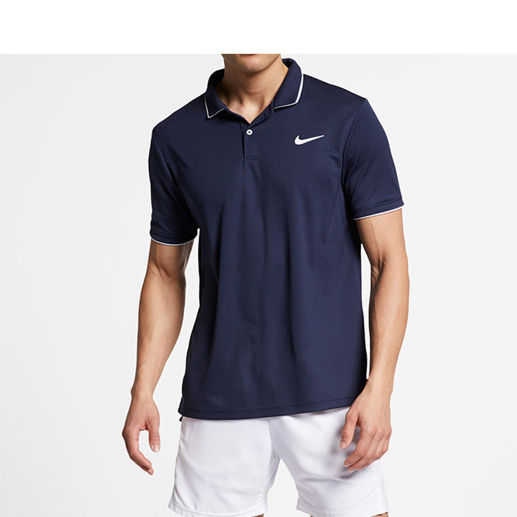 Nike Court Dri-FIT Quick-dry Polo Male Blue 939138-452