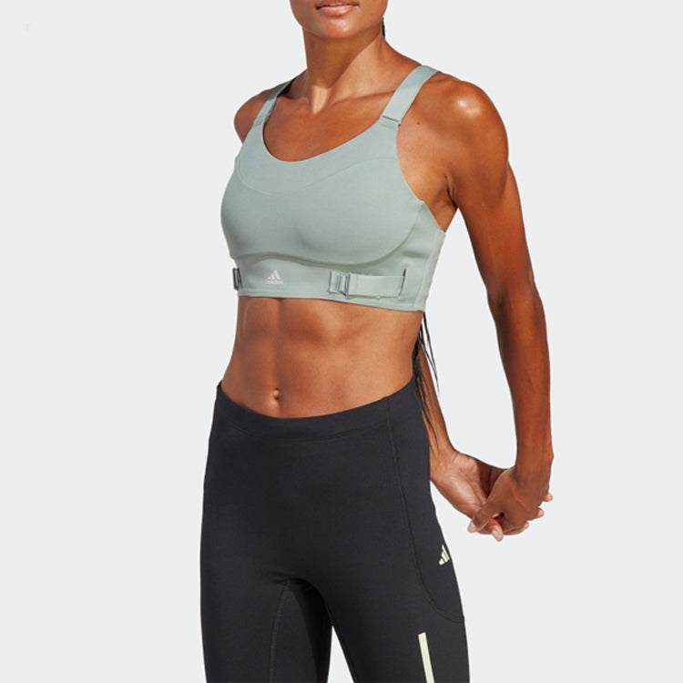 (WMNS) adidas FastImpact Luxe Run High-Support Bra 'Green' HR9662