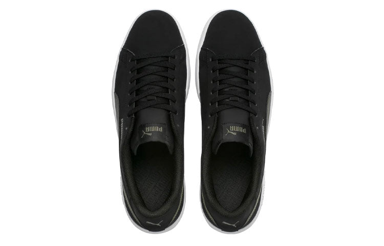 PUMA Smash Buck V2 Casual Board Shoes Black/Green 382612-01