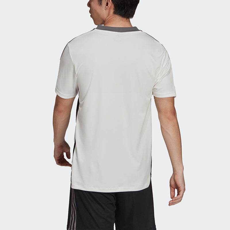 adidas Sports Training Short Sleeve Soccer/Football 21-22 Season Juventus White GR2937