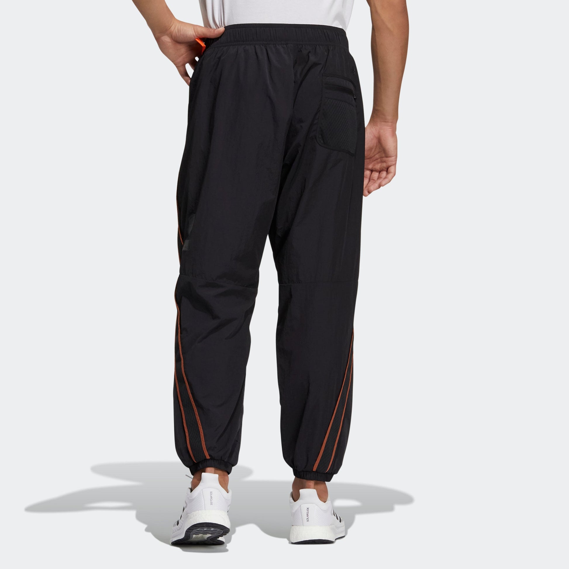adidas Ub Pnt Wv Astro Woven Contrasting Colors Bundle Feet Sports Pants Black GP0830