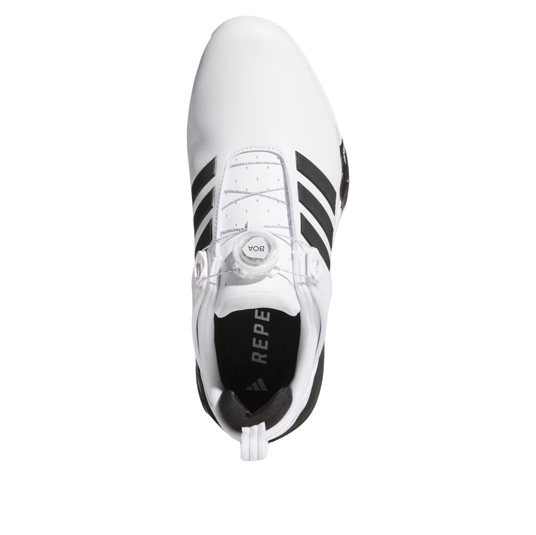 adidas Adipower 26 Boa Spikeless Golf 'Cloud White Core Black Silver Metallic' JS4138