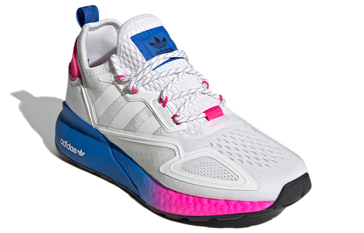 (WMNS) adidas ZX 2K Boost 'White Pink Blue' FY0605