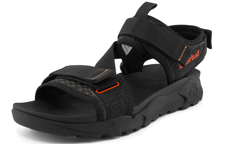Timberland Ripcord Double-Strap Sandals 'Black' A2AE1