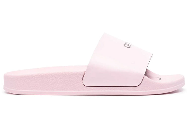 (WMNS) Off-White Logo Slides Slippers Pink OWIC002S21PLA0013000
