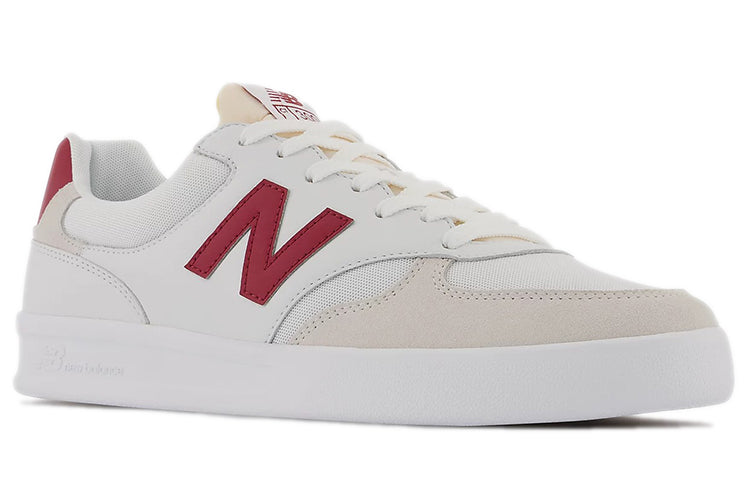 New Balance Unisex 300 Series V3 Sneakers White/Red CT300WR3