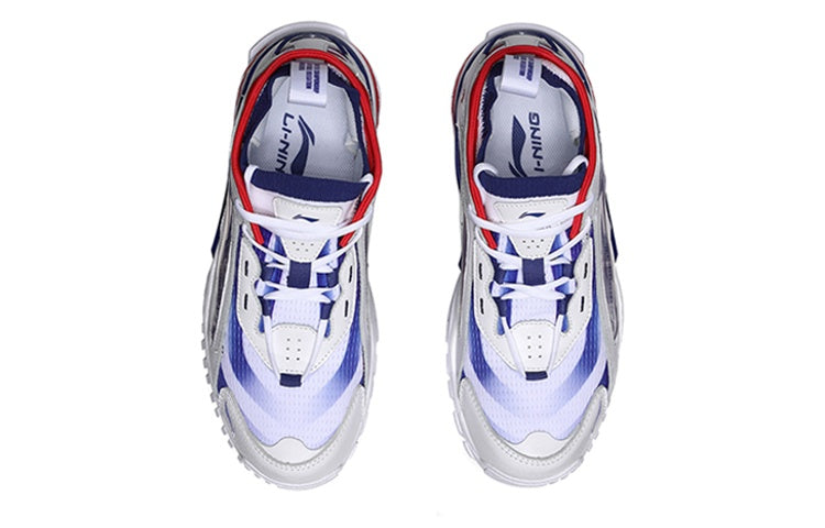 (WMNS) Li-Ning Aurora SkyWalker x Paris Fashion Week 'White Blue Red' AGLN242-2
