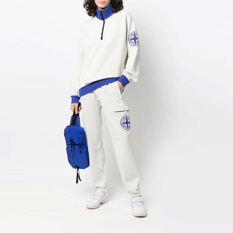 STONE ISLAND Synthetic Sweatpants 'Periwinkle' 751562937-V0043