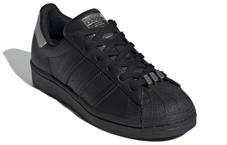 (GS) adidas Superstar J 'Black White' FV3722