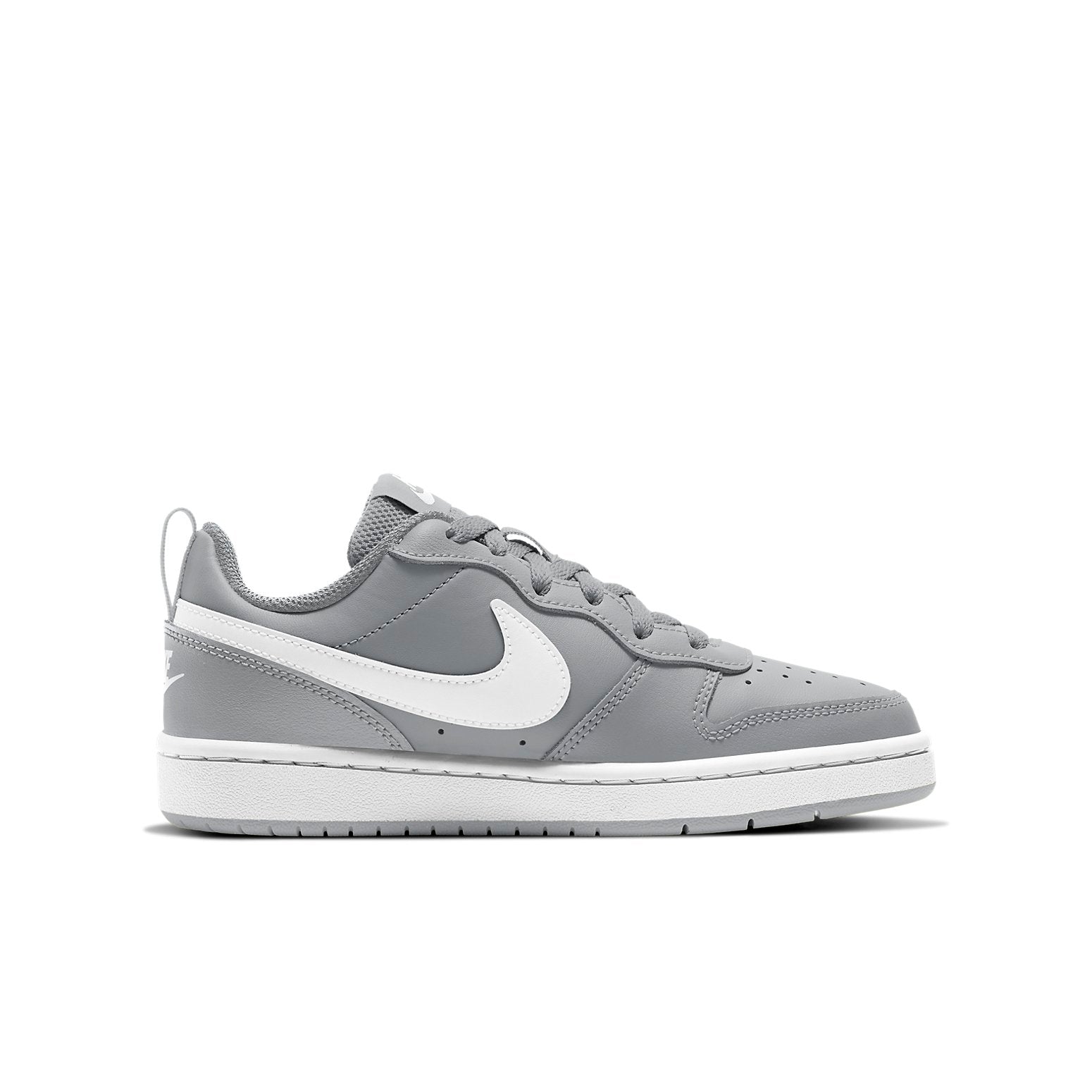(GS) Nike Court Borough Low 2 'Gray White' BQ5448-008