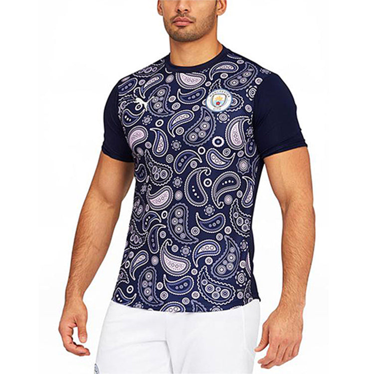 PUMA MCFC 20-21 T-Shirt 'Navy' 758030-09