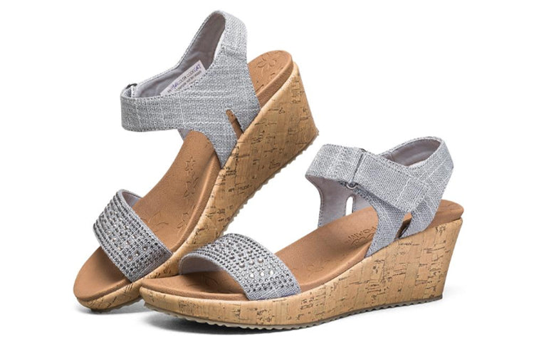 (WMNS) Skechers Beverlee Sandals Grey 119011-GRY
