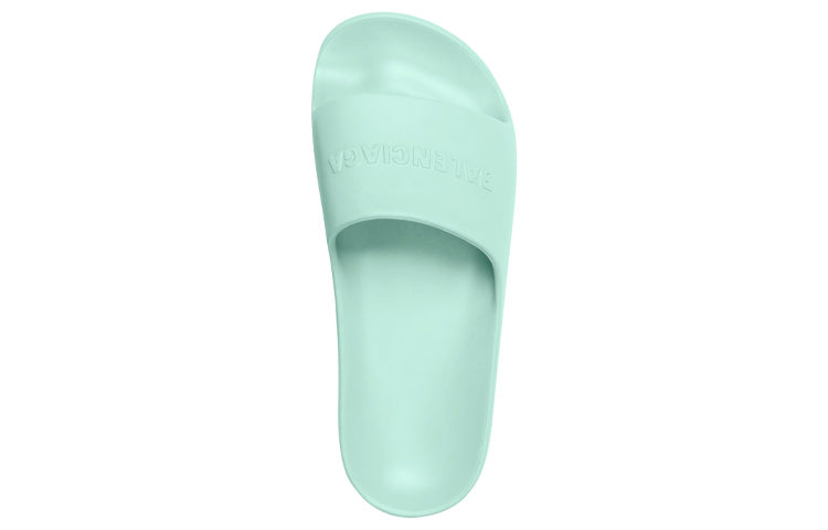 (WMNS) Balenciaga Chunky Slides 'Aqua Green' 654315W1S894598